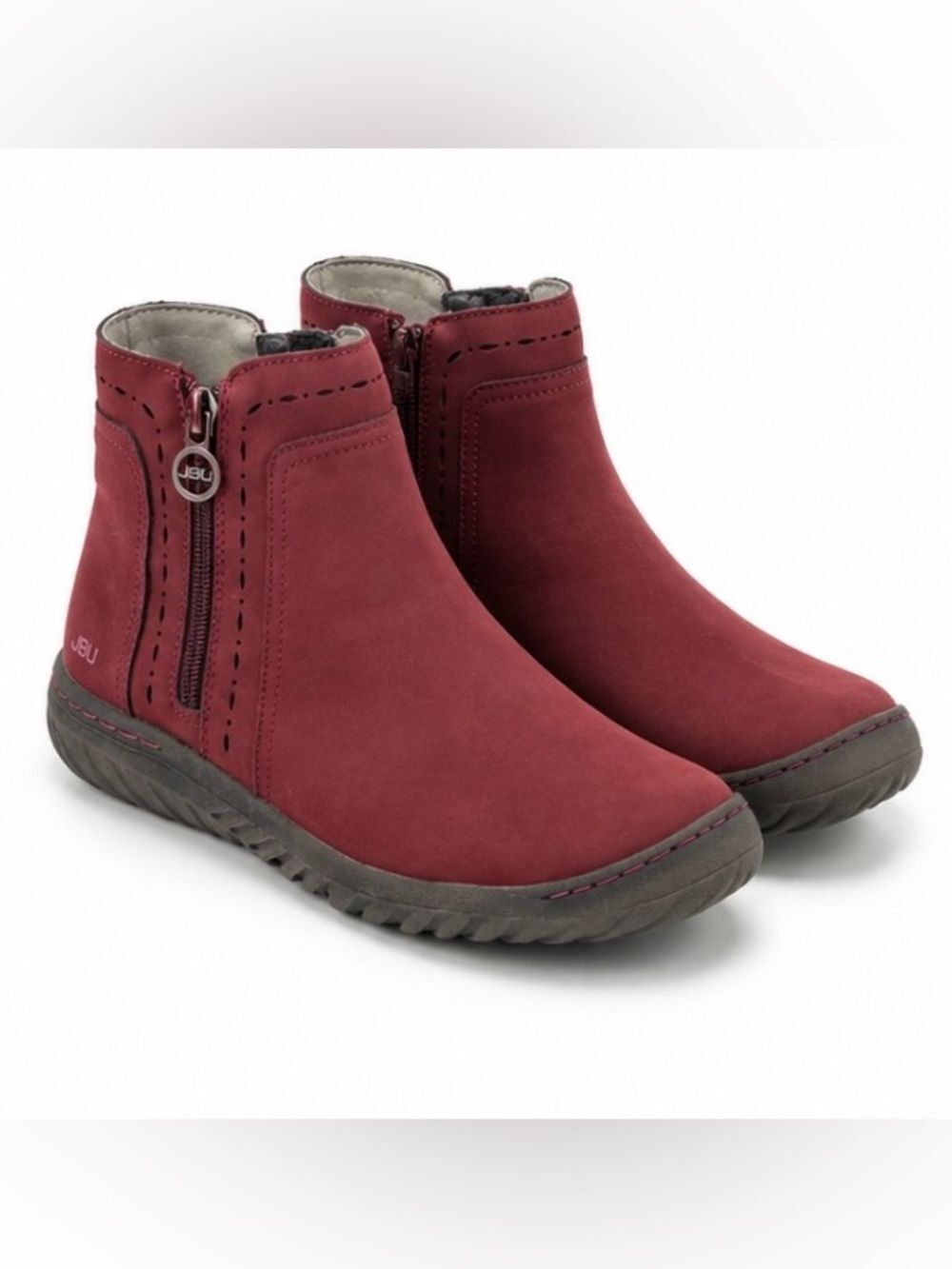 JBU “Juno” Burgundy Ankle Boots – Women’s 9M
